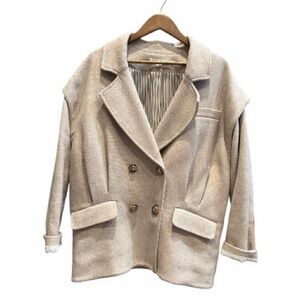 Veronica Beard Double-Breasted Wool Jacket M